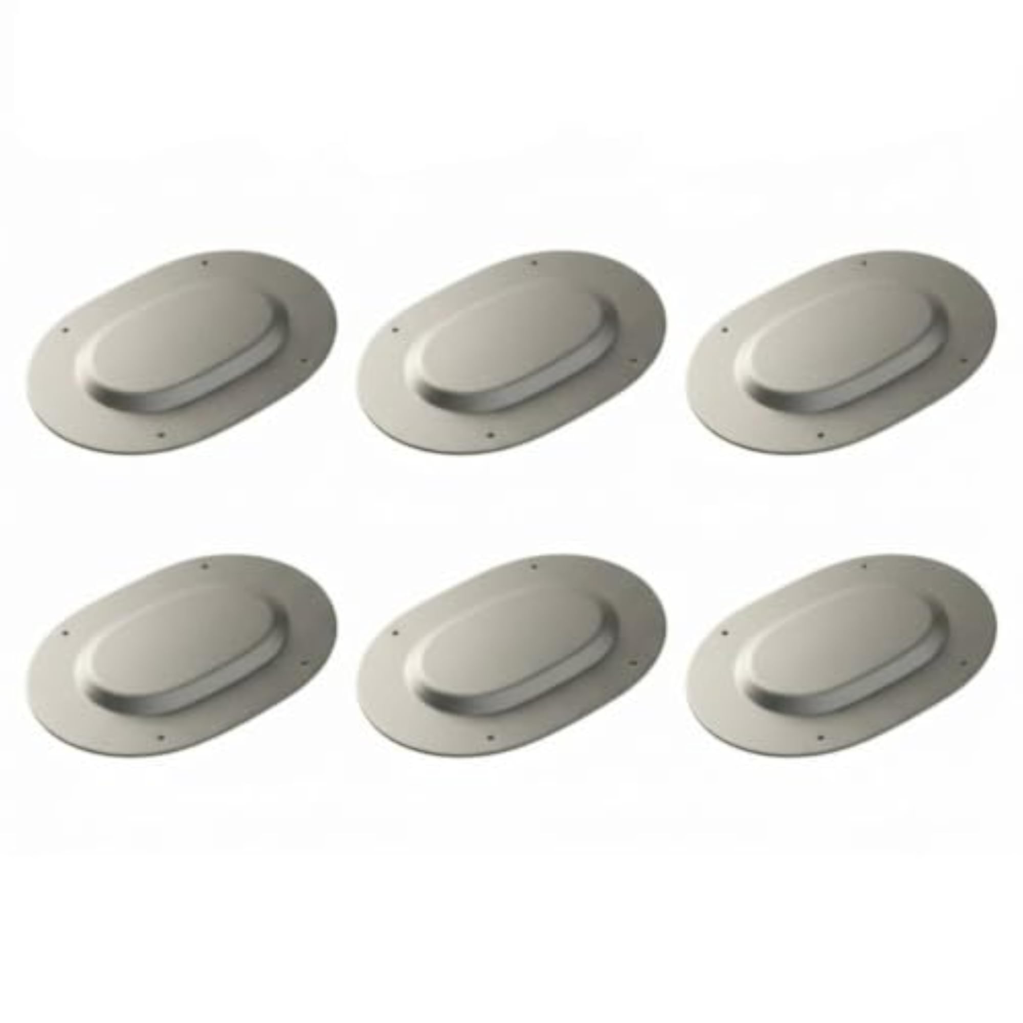6 Pieces Stainless Steel Trunk Floor Drain Plug Set